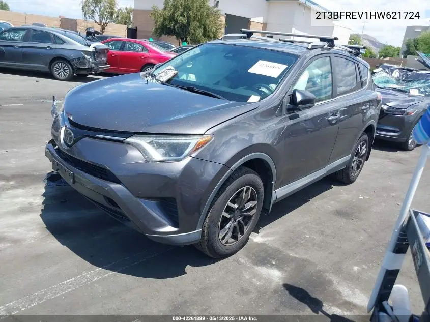 2017 Toyota Rav4 Le VIN: 2T3BFREV1HW621724 Lot: 42261899