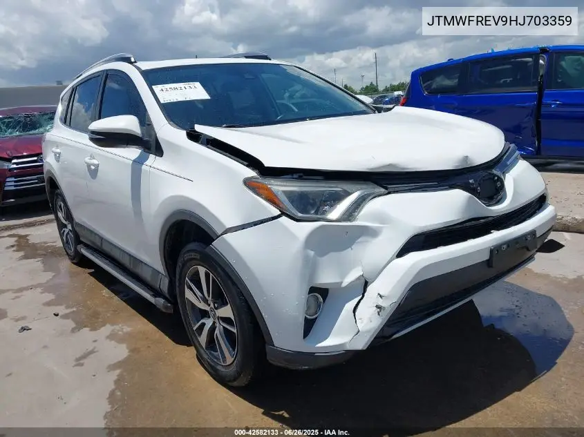 2017 Toyota Rav4 Xle VIN: JTMWFREV9HJ703359 Lot: 42582133