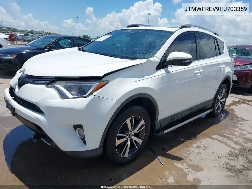 2017 Toyota Rav4 Xle VIN: JTMWFREV9HJ703359 Lot: 42582133