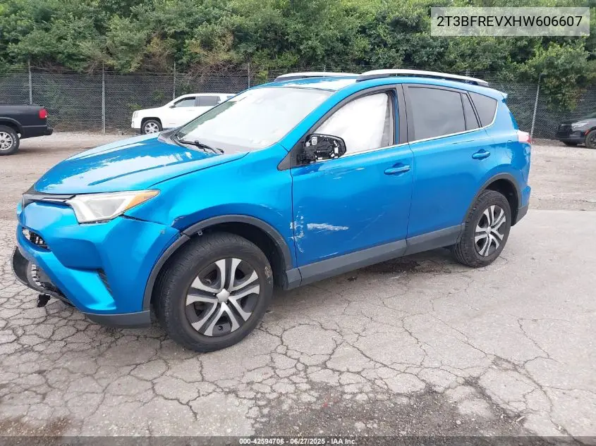 2017 Toyota Rav4 Le VIN: 2T3BFREVXHW606607 Lot: 42594706
