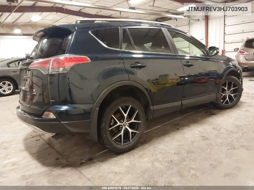 2017 Toyota Rav4 Se VIN: JTMJFREV3HJ703903 Lot: 42601076