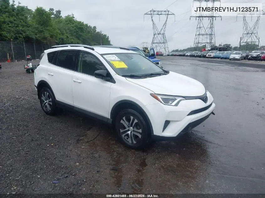 2017 Toyota Rav4 Le VIN: JTMBFREV1HJ123571 Lot: 42601465