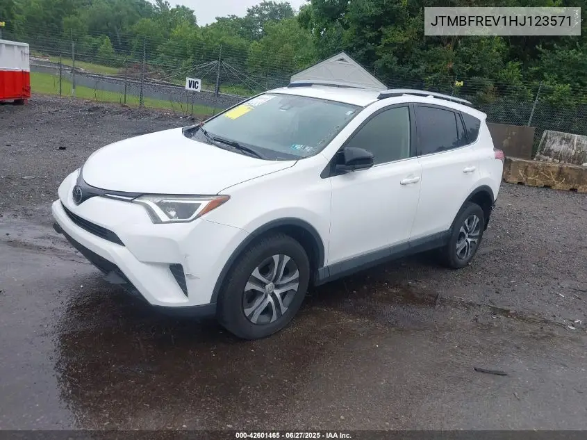 2017 Toyota Rav4 Le VIN: JTMBFREV1HJ123571 Lot: 42601465
