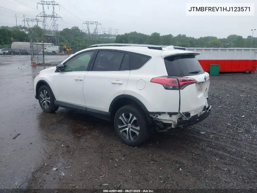 2017 Toyota Rav4 Le VIN: JTMBFREV1HJ123571 Lot: 42601465