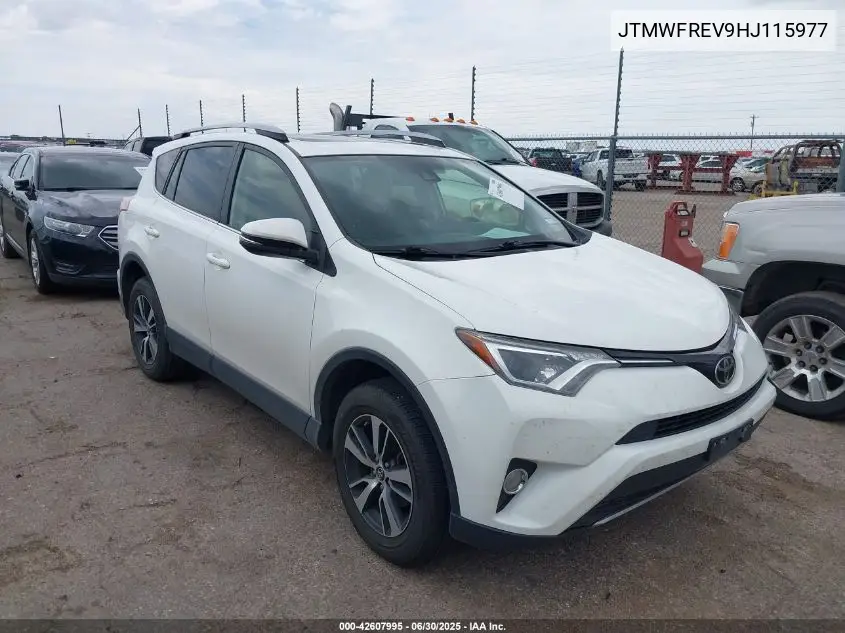 2017 Toyota Rav4 Xle VIN: JTMWFREV9HJ115977 Lot: 42607995