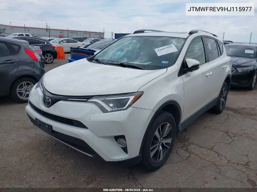 2017 Toyota Rav4 Xle VIN: JTMWFREV9HJ115977 Lot: 42607995