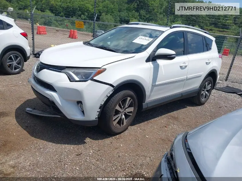2017 Toyota Rav4 Xle VIN: JTMRFREV9HD212771 Lot: 42612620