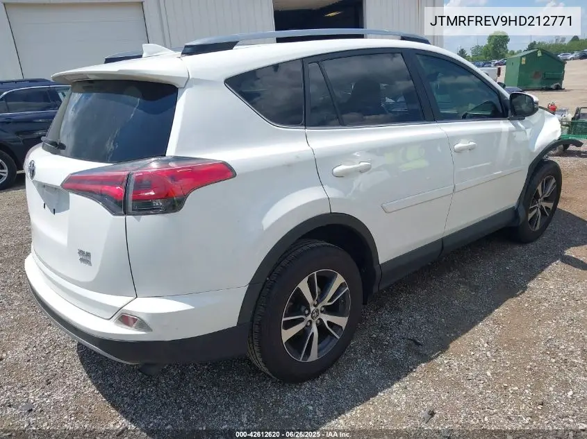 2017 Toyota Rav4 Xle VIN: JTMRFREV9HD212771 Lot: 42612620