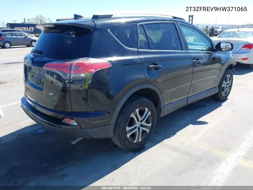 2017 Toyota Rav4 Le VIN: 2T3ZFREV9HW371065 Lot: 42615145