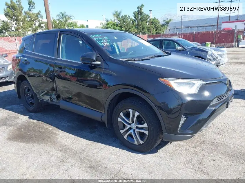 2017 Toyota Rav4 Le VIN: 2T3ZFREV0HW389597 Lot: 42615338