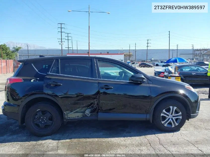 2017 Toyota Rav4 Le VIN: 2T3ZFREV0HW389597 Lot: 42615338