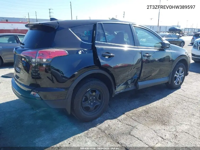 2017 Toyota Rav4 Le VIN: 2T3ZFREV0HW389597 Lot: 42615338