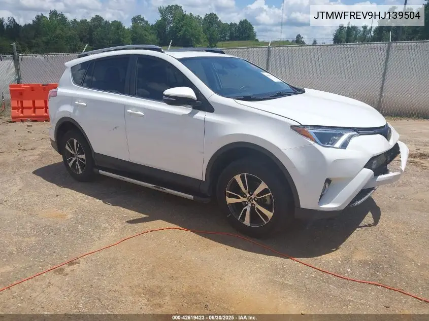 2017 Toyota Rav4 Xle VIN: JTMWFREV9HJ139504 Lot: 42619423