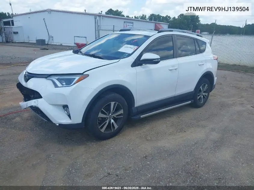 2017 Toyota Rav4 Xle VIN: JTMWFREV9HJ139504 Lot: 42619423