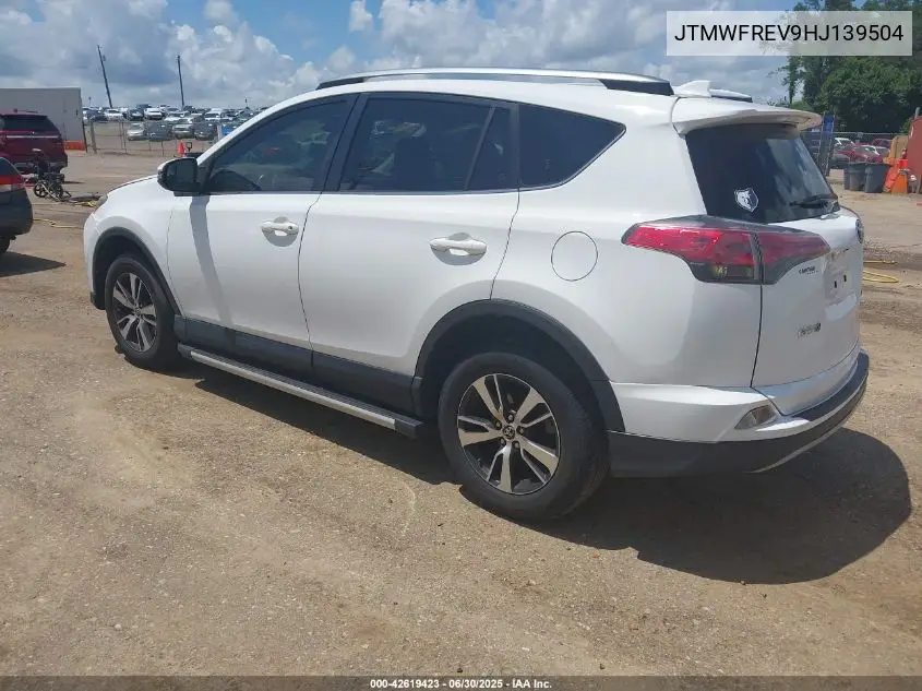 2017 Toyota Rav4 Xle VIN: JTMWFREV9HJ139504 Lot: 42619423