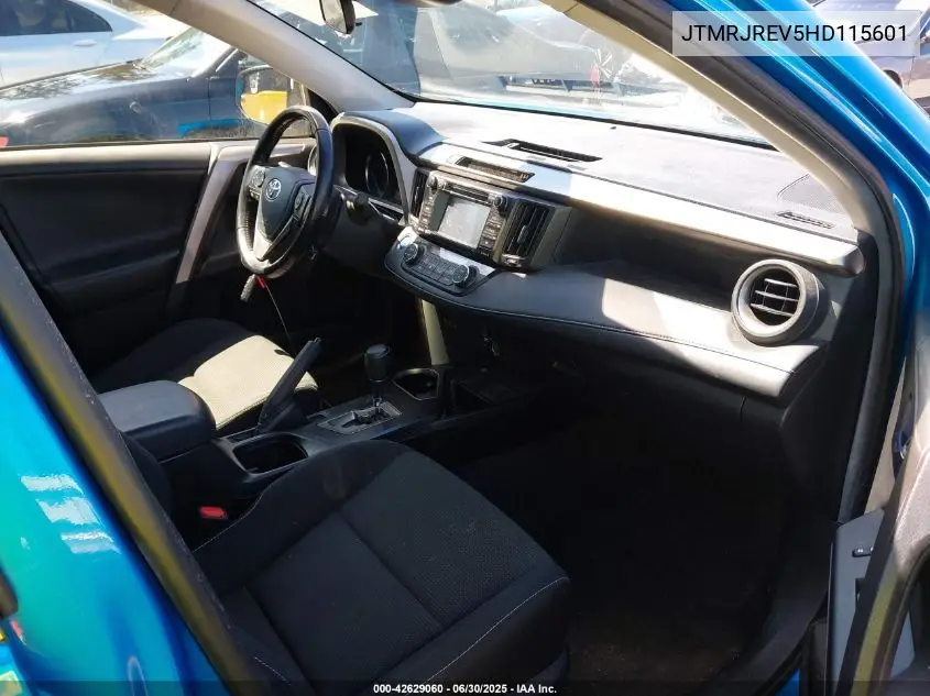 2017 Toyota Rav4 Hybrid Xle VIN: JTMRJREV5HD115601 Lot: 42629060
