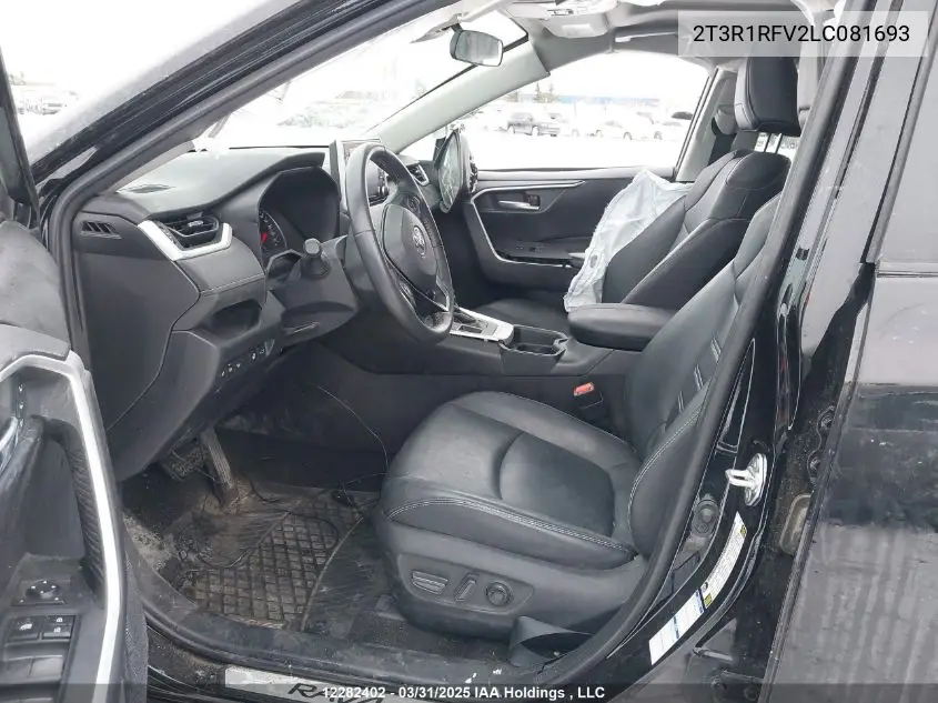 2020 Toyota Rav4 Xle/Xle Premium VIN: 2T3R1RFV2LC081693 Lot: 12282402