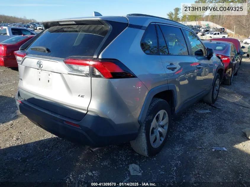 2020 Toyota Rav4 VIN: 2T3H1RFV6LC049325 Lot: 41309570