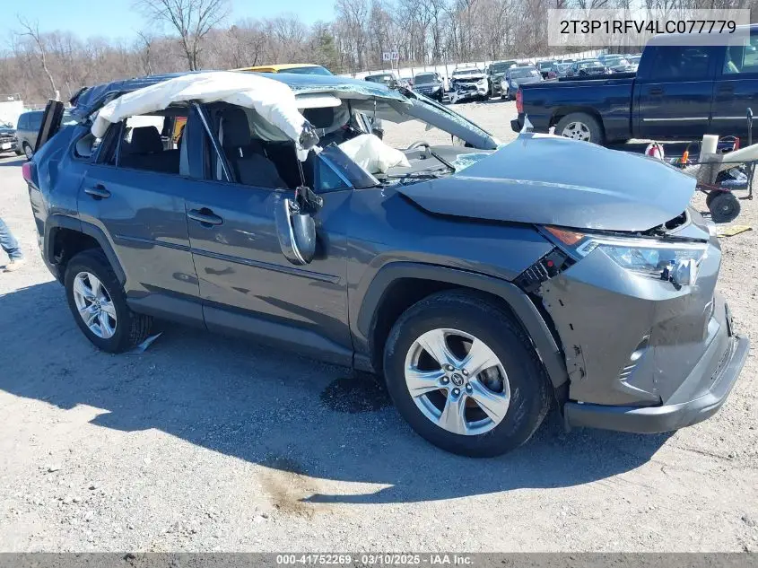 2020 Toyota Rav4 Xle VIN: 2T3P1RFV4LC077779 Lot: 41752269