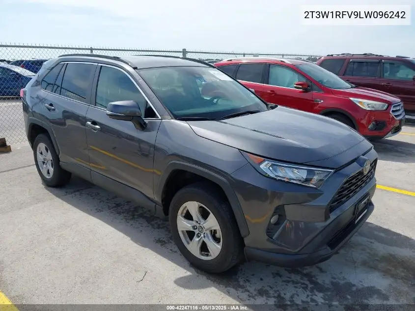 2020 Toyota Rav4 Xle VIN: 2T3W1RFV9LW096242 Lot: 42247116