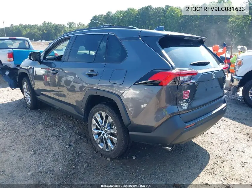 2020 Toyota Rav4 Xle Premium VIN: 2T3C1RFV9LC081633 Lot: 42623360