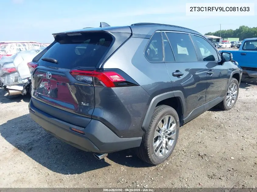 2020 Toyota Rav4 Xle Premium VIN: 2T3C1RFV9LC081633 Lot: 42623360