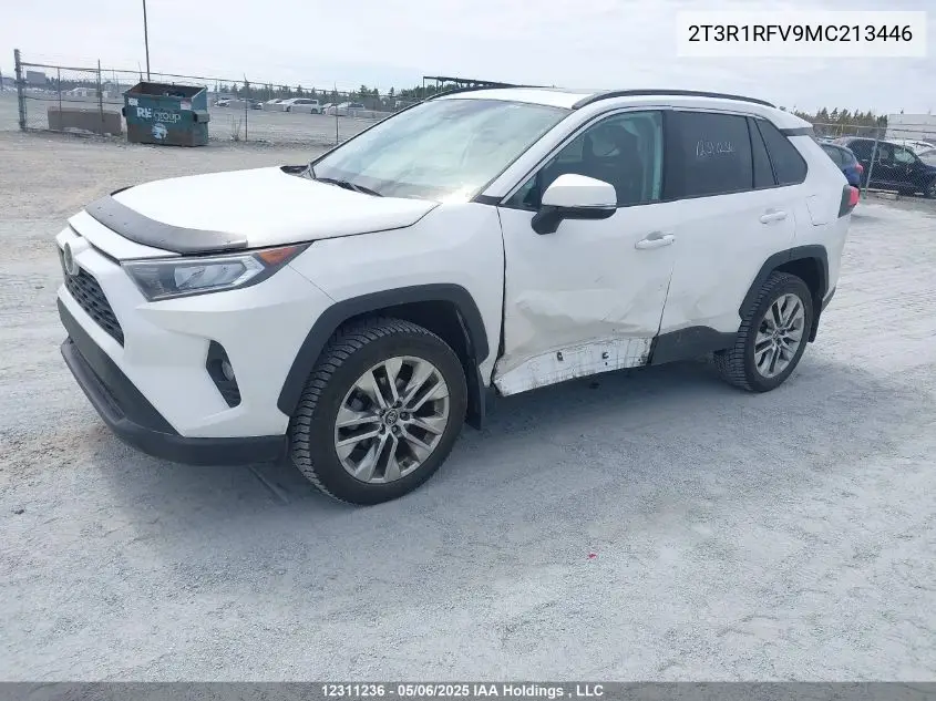2021 Toyota Rav4 Xle VIN: 2T3R1RFV9MC213446 Lot: 12311236