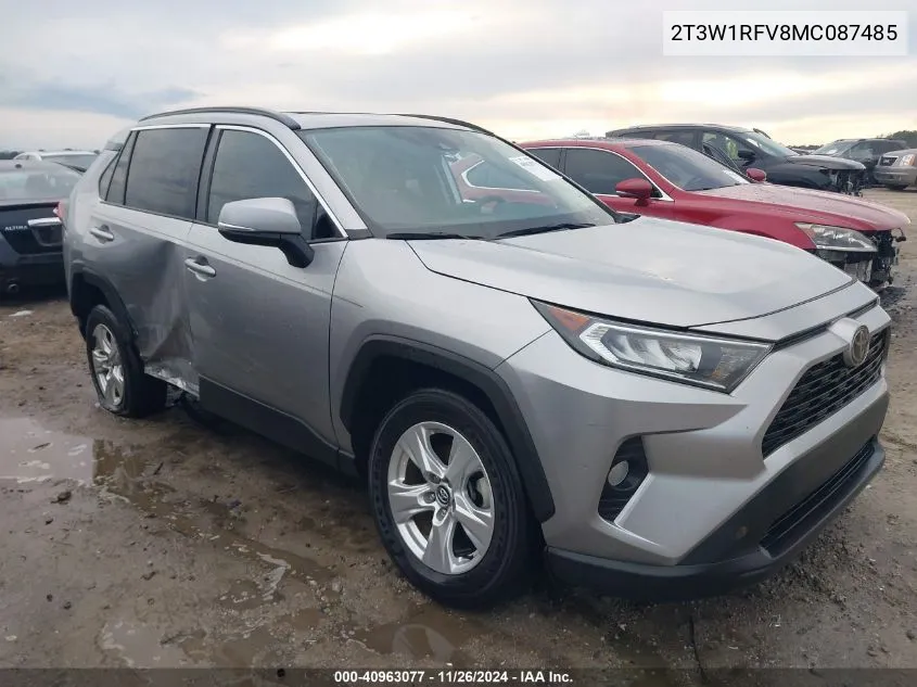 2021 Toyota Rav4 Xle VIN: 2T3W1RFV8MC087485 Lot: 40963077