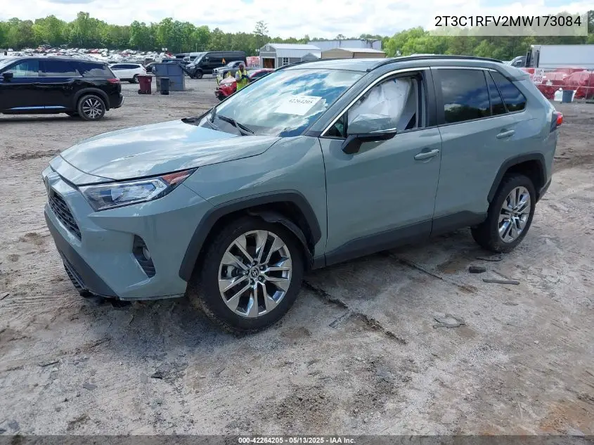 2021 Toyota Rav4 Xle Premium VIN: 2T3C1RFV2MW173084 Lot: 42264205