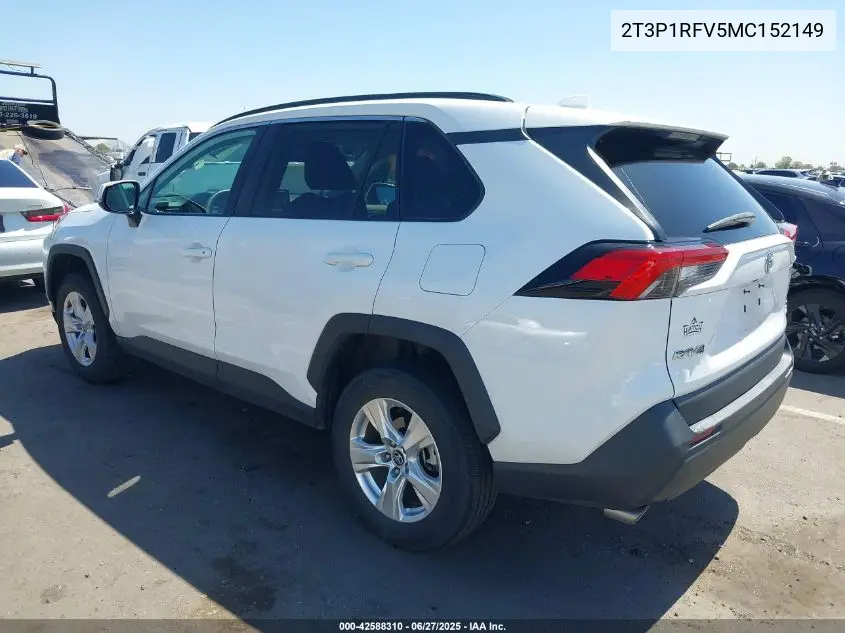 2021 Toyota Rav4 Xle VIN: 2T3P1RFV5MC152149 Lot: 42588310