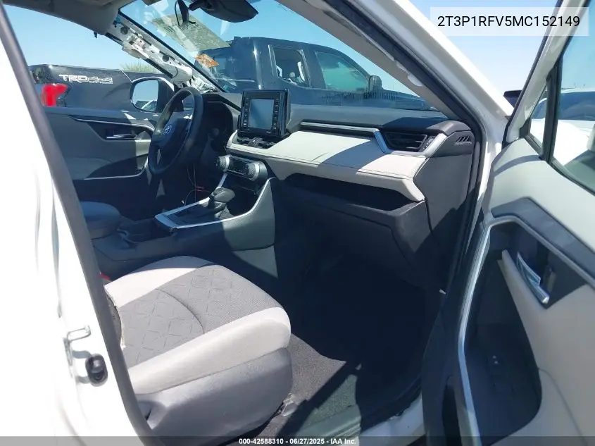 2021 Toyota Rav4 Xle VIN: 2T3P1RFV5MC152149 Lot: 42588310
