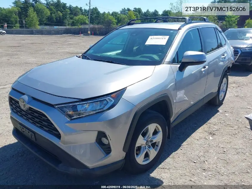 2021 Toyota Rav4 Xle VIN: 2T3P1RFV7MC152606 Lot: 42599319
