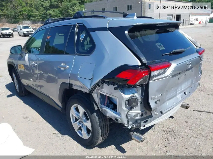 2021 Toyota Rav4 Xle VIN: 2T3P1RFV7MC152606 Lot: 42599319