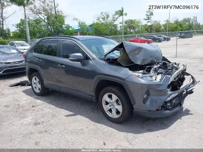 2021 Toyota Rav4 Xle VIN: 2T3W1RFV7MC096176 Lot: 42617819