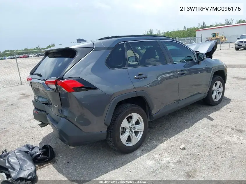 2021 Toyota Rav4 Xle VIN: 2T3W1RFV7MC096176 Lot: 42617819