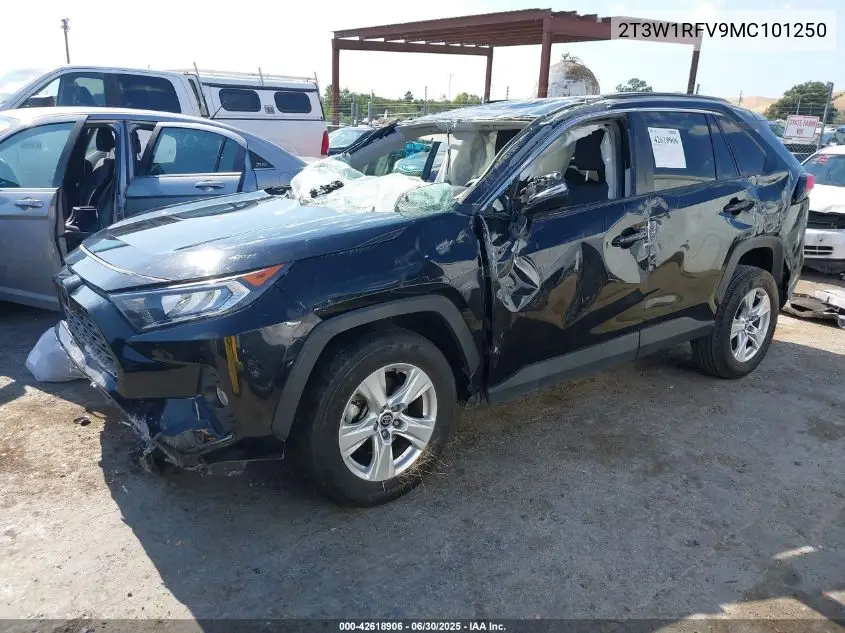 2021 Toyota Rav4 Xle VIN: 2T3W1RFV9MC101250 Lot: 42618906