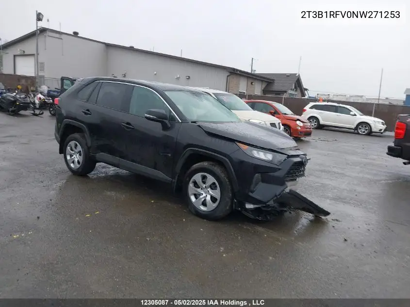 2022 Toyota Rav4 Le VIN: 2T3B1RFV0NW271253 Lot: 12305087