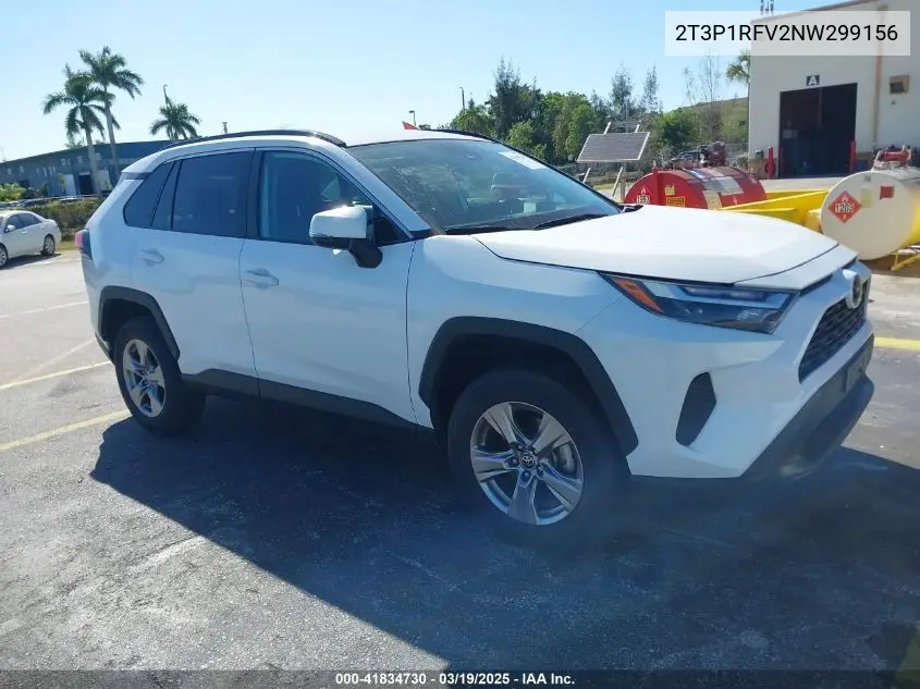 2022 Toyota Rav4 Xle VIN: 2T3P1RFV2NW299156 Lot: 41834730