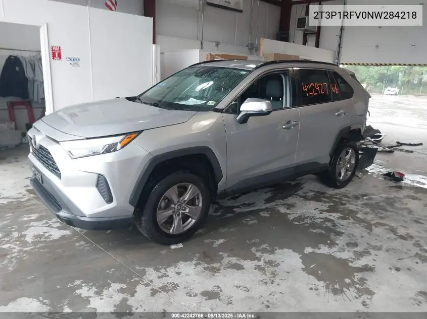 2022 Toyota Rav4 Xle VIN: 2T3P1RFV0NW284218 Lot: 42242766
