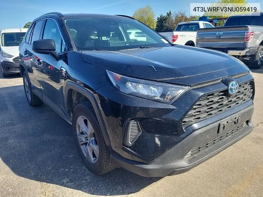 2022 Toyota Rav4 Le VIN: 4T3LWRFV3NU059419 Lot: 42272277