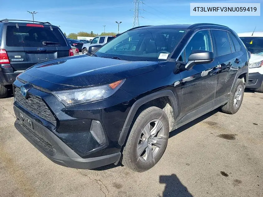 2022 Toyota Rav4 Le VIN: 4T3LWRFV3NU059419 Lot: 42272277