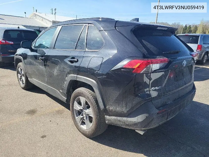 2022 Toyota Rav4 Le VIN: 4T3LWRFV3NU059419 Lot: 42272277