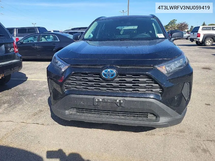 2022 Toyota Rav4 Le VIN: 4T3LWRFV3NU059419 Lot: 42272277
