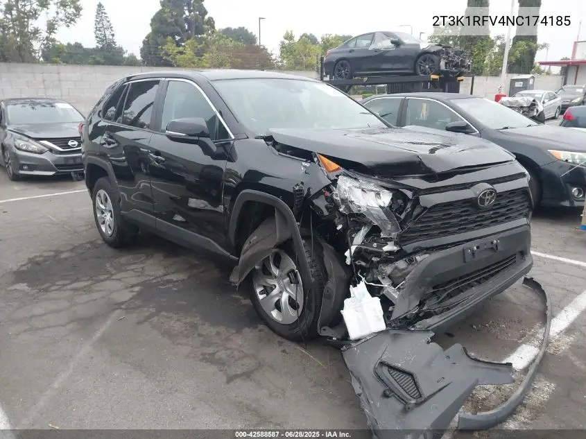 2022 Toyota Rav4 Le VIN: 2T3K1RFV4NC174185 Lot: 42588587