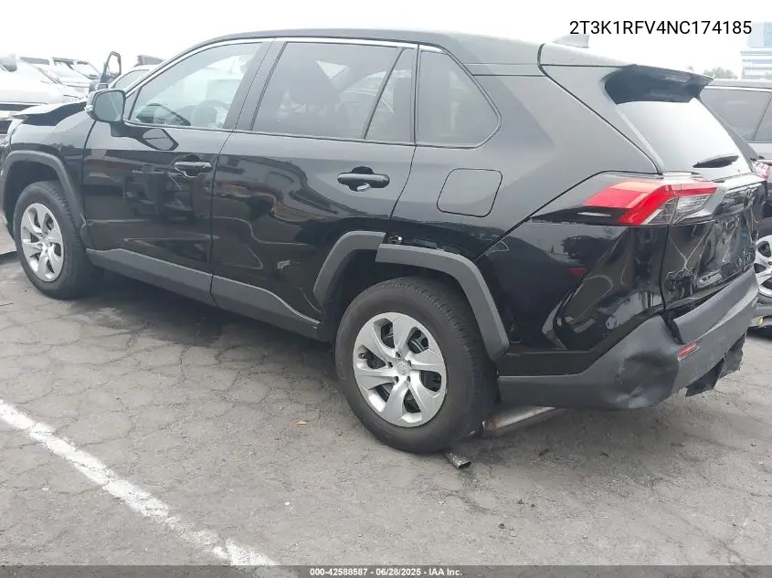 2022 Toyota Rav4 Le VIN: 2T3K1RFV4NC174185 Lot: 42588587
