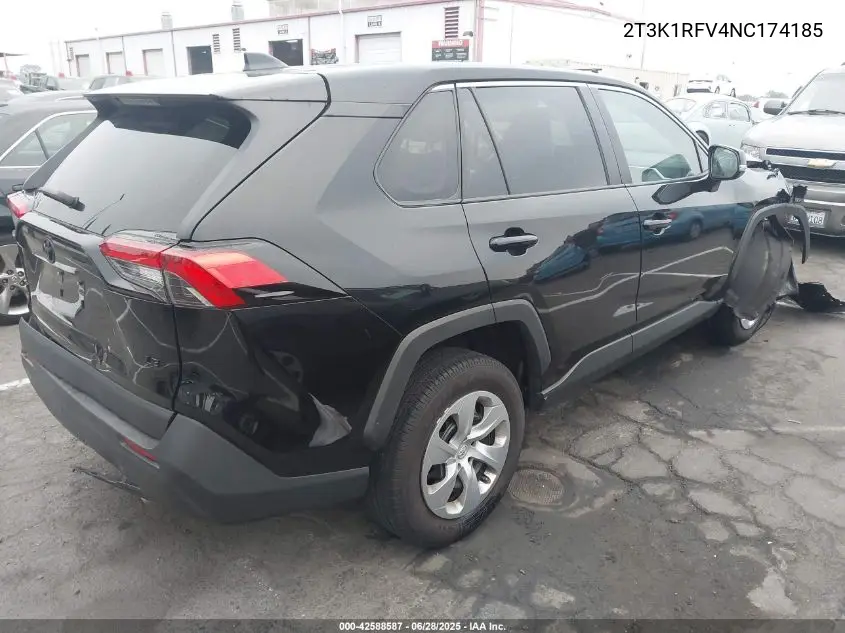 2022 Toyota Rav4 Le VIN: 2T3K1RFV4NC174185 Lot: 42588587