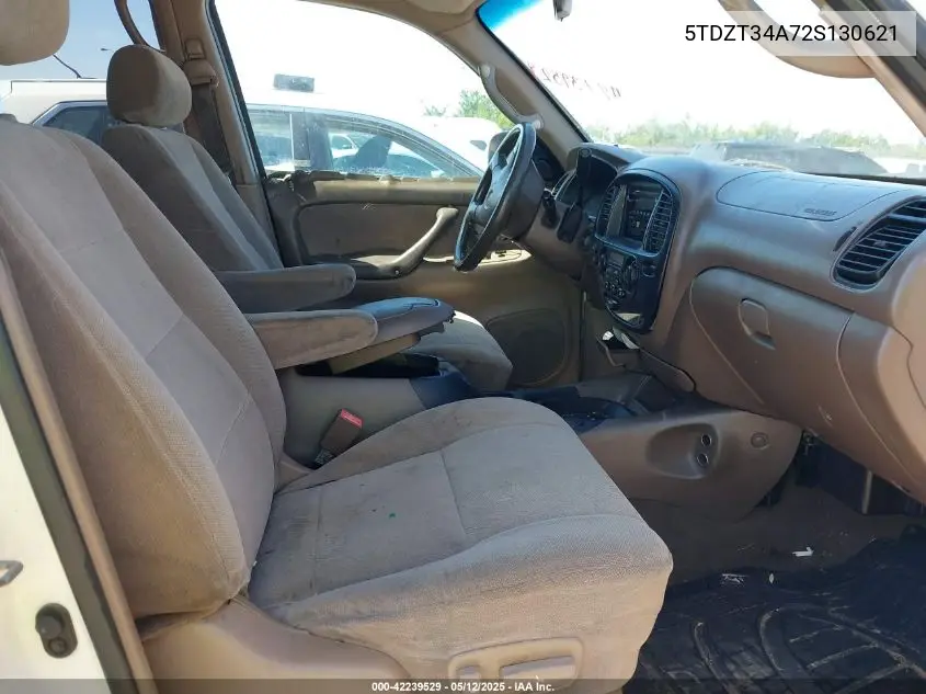 2002 Toyota Sequoia Sr5 V8 VIN: 5TDZT34A72S130621 Lot: 42239529