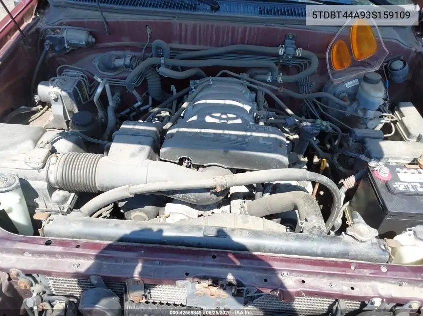2003 Toyota Sequoia Sr5 V8 VIN: 5TDBT44A93S159109 Lot: 42559849