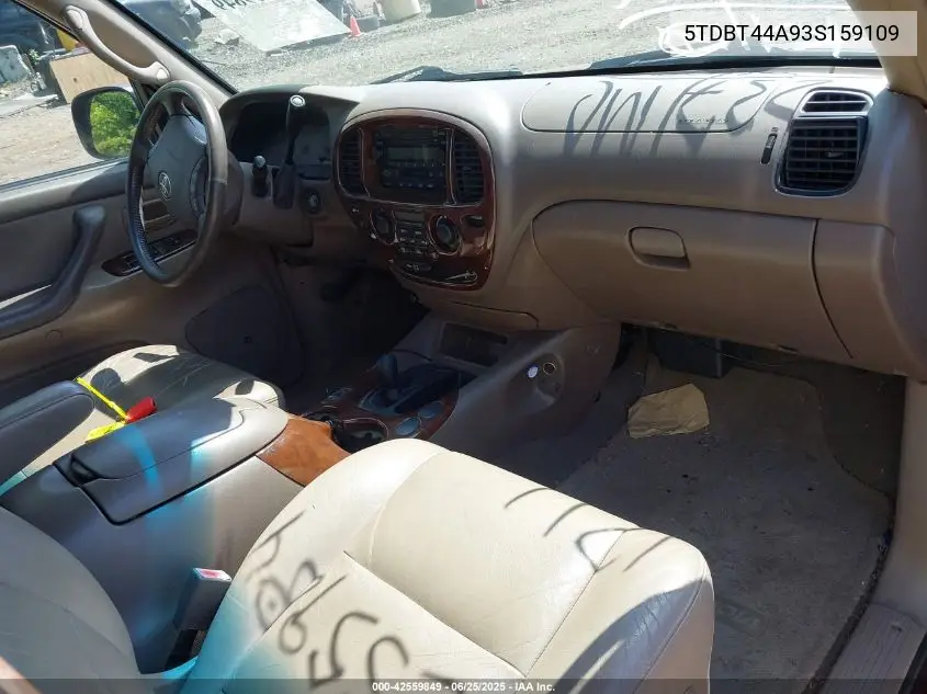 2003 Toyota Sequoia Sr5 V8 VIN: 5TDBT44A93S159109 Lot: 42559849