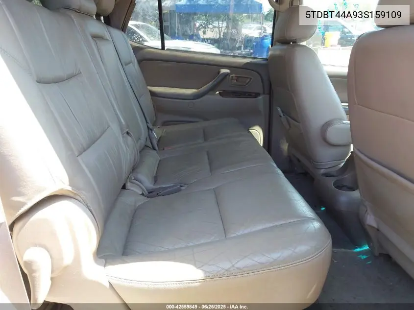 2003 Toyota Sequoia Sr5 V8 VIN: 5TDBT44A93S159109 Lot: 42559849